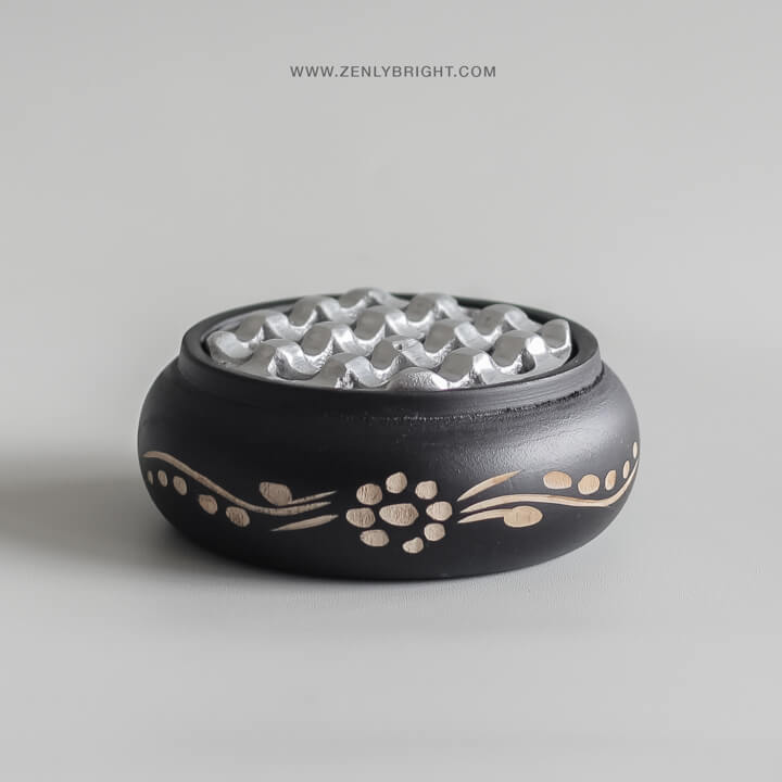 asbak-ukir-kayu-jati-aluminium-lubang-9-bulat-premium-quality-hitam