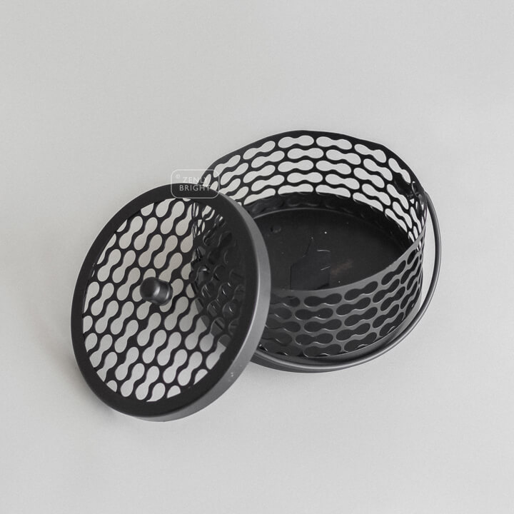 black-color-mosquito-coil-holder-zenly-bright-hotel-villa-supply-wholesale