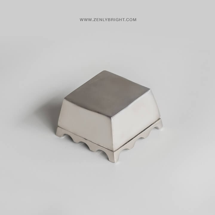 brass-craft-supplier-based-in-bali-chrome-ashtray-9-holes-square