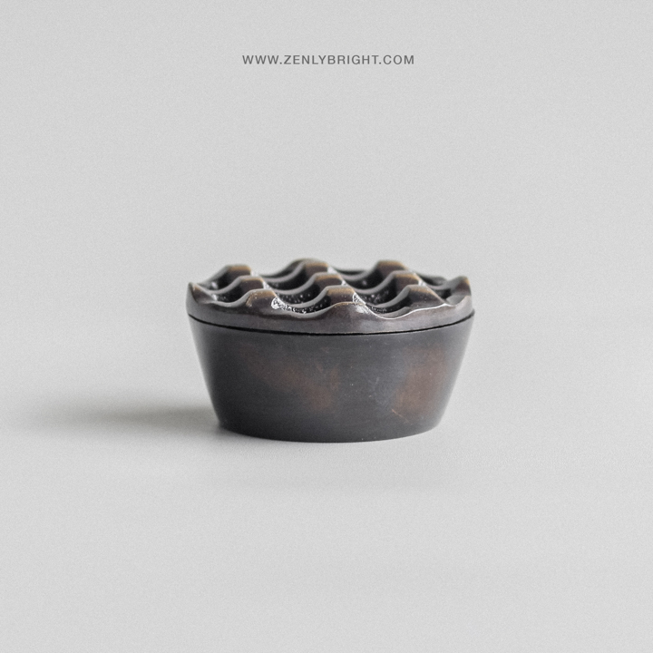 rustic-aluminium-ashtray-4-holes-round-wholesale-indonesia-bali-canggu-seminyak