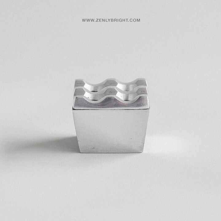 silver-aluminium-ashtray-4-holes-square-wholesale-bali-indonesia