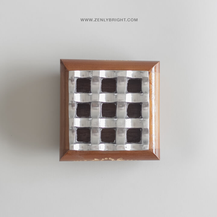 square-brown-teak-wood-ashtray-9-holes-carved-bali-canggu-seminyak-ubud