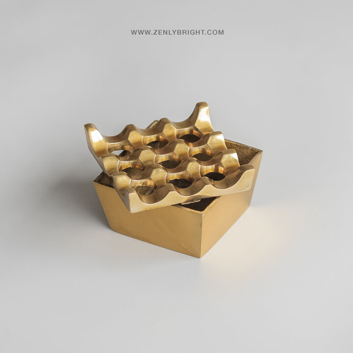 wholesale-bali-gold-brass-ashtray-9-holes-canggu-seminyak-kerobokan